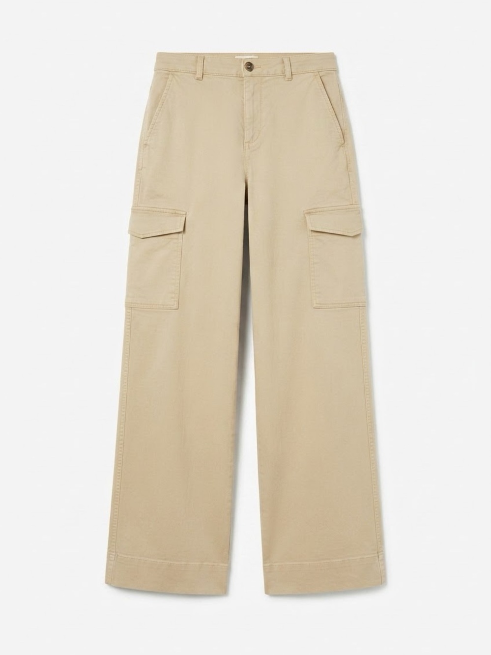Loft High Rise Wide Leg Cargo Pants